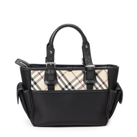 Burberry Side Pockets Zip Tote - Picture 5 of 8